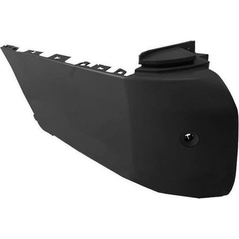 Crosse de pare-choc arrière gauche noire avec trou radar Toyota Proace chassis long 2016-2019