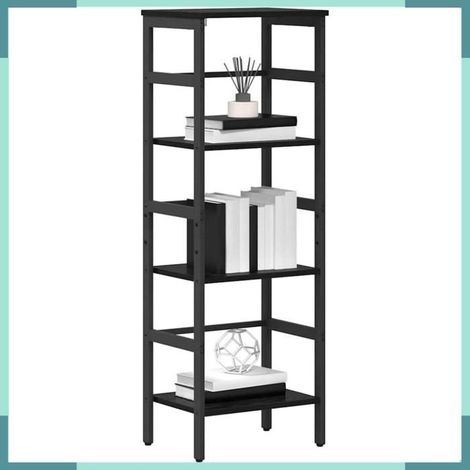 Étagère - 883904 - Chêne noir - Bois d'ingénierie - 40 x 29,5 x 115 cm (1/5)