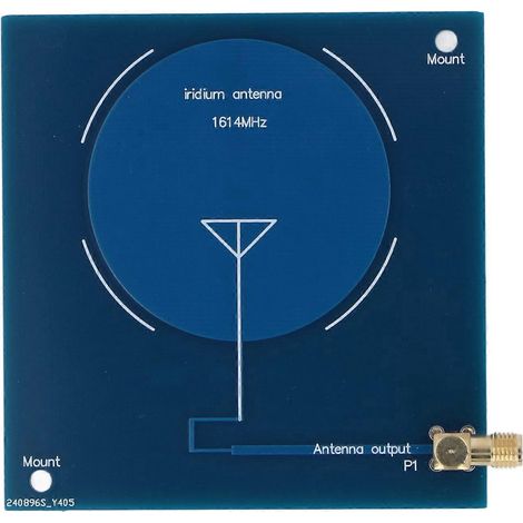 Passive SMD-Patchantenne, 3,1 dBi, hohe Verstärkung, 1,614 GHz Frequenz, SMA-Buchse