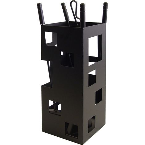 IMEX-10004 Juego chimenea Cuadrado utiles negro [imex-10004]