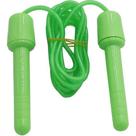 Corde à sauter réglable pour enfants 3-6 ans, perte de poids, activité extérieure, vert (1/5)