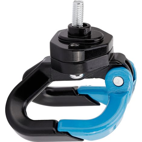 Support de sacoche de moto en alliage d'aluminium modifié, bleu (1/5)