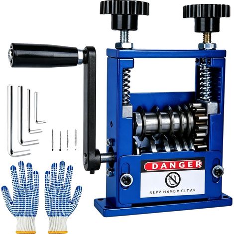 Drahtabisoliermaschine, Dualbetrieb, Kompaktes Design, Blau (1/2)