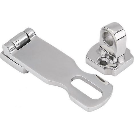 Attache de trappe marine, loquet de coffre de bateau anti-vibrations en acier inoxydable, 76 mm (1/5)