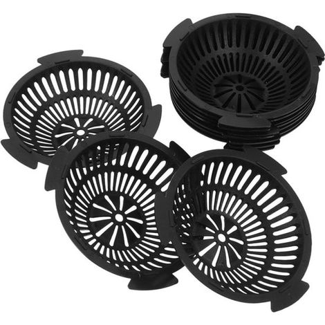 10 grilles de drainage pour pots de fleurs, 5,5 cm, en plastique universel, protection contre le sur-arrosage. (1/2)