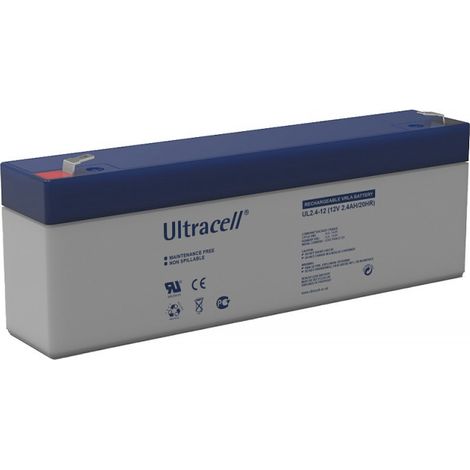 Batterie plomb étanche UL2.4-12 Ultracell 12v 2.4ah