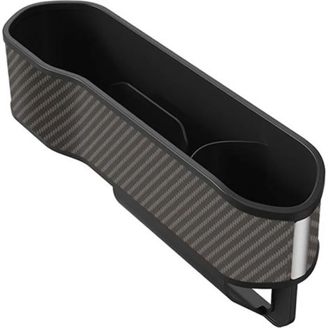-1 Boîte de rangement universelle pour l'espace entre les sièges de voiture avec chargeur ultra-rapide, organisateur de rangement pour les interstices des sièges, accessoires de voiture à chargement s (1/5)