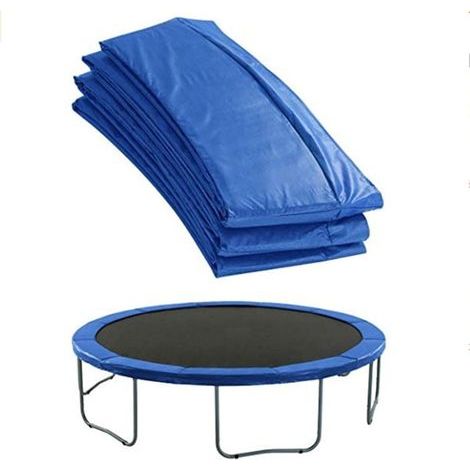 Trampolin-Randabdeckung Sicherheitsfederabdeckung Trampolin-Ersatzmatte Runde wasserabweisende Matte sicher langlebig,Blau,10FT (1/5)