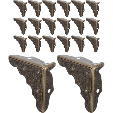 Lot de 20 protections d'angle pour meubles en alliage zinc Design (1/5)