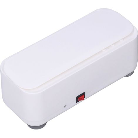 Nettoyeur à ultrasons 360° professionnel, silencieux, portable, machine de nettoyage USB pour lunettes et bijoux (1/5)