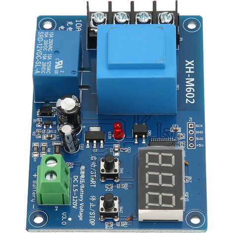 XH M602 Ladekontrollmodul mit LED-Anzeige, Schutzplatine für Lithium-Batterieladegeräte für industrielle und automobile Anwendungen. (1/5)