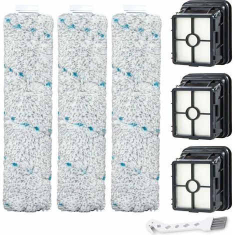 Il kit di spazzole e filtri di ricambio 2554A è compatibile con gli aspirapolvere multifunzione Bissell CrossWave Wireless Max 2554A, 2590, 2593 e 2596. (1/4)