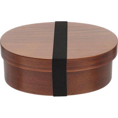 Boîte à lunch en bois MERRYHAPY, design simple un seul (1/5)