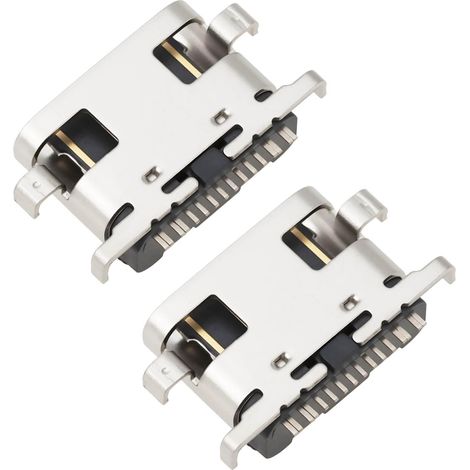 2 PCS Replacement USB-C Charging Port Connector Compatible with Doogee T20 T20S T30 Max Pro R10 USB Type-C Power and Data Port (1/5)