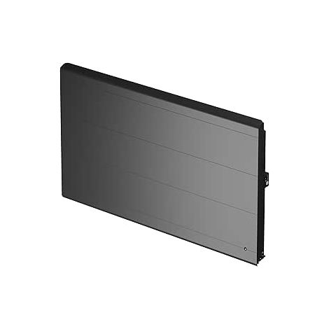 Radiateur à inertie double corps de chauffe NOIROT Radiasoft horizontal 2000W anthracite connecté