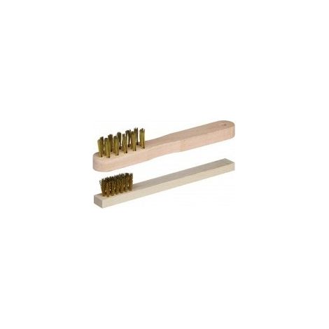 Spazzola per Candela (3 File, 100% Ottone) - Outifrance