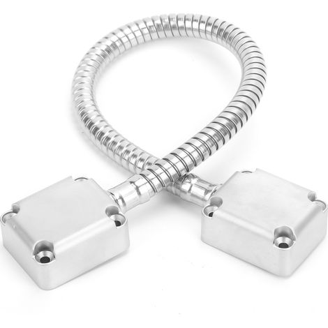 Protection de câble en acier inoxydable 401 pour boucle de porte, destinée au contrôle d'accès à montage apparent (1/5)