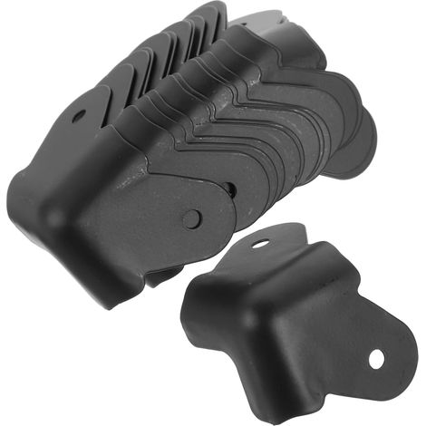 Lot de 16 protections d'angle noires pour enceintes de scène (1/5)