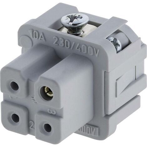 Insert femelle Nombre total de pôles 3 + PE Amphenol C146 10B003 002 4-1 Heavy/mate® C146 1 pc(s) (1/5)