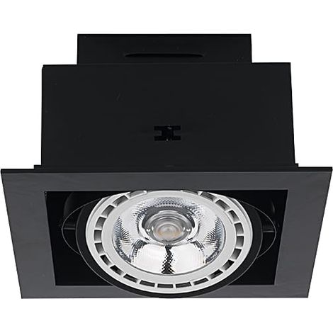 Spot encastré carré Nowodvorski Downlight noir ES111 (1/2)