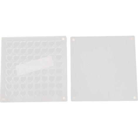 boîte de rangement-Boîte de collection à compartiments acrylique avec fermeture magnétique - 64 cases pour coquillages et bijoux 12x12cm (1/4)