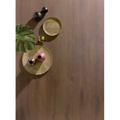 Aelle - Parquet stratifié 12 mm CHENE CARMIN SOLID PLUS