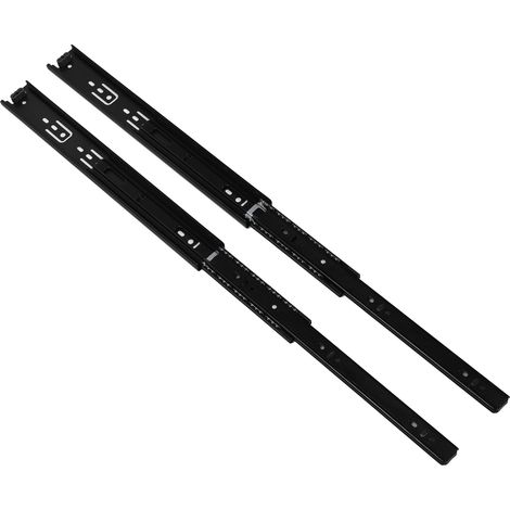 10 Paar 3-teilige Auszugsschienen für Schubladen, robuste Metallführungsschienen für das Homeoffice, 14 Zoll (1/5)