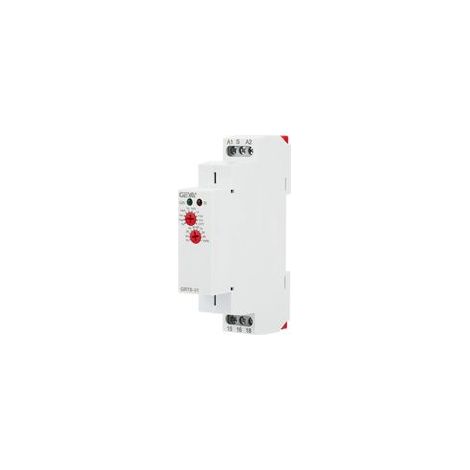 Relais Temporisé GRT8-B1, Relais à Retardement 220V AC, Montage sur Rail DIN