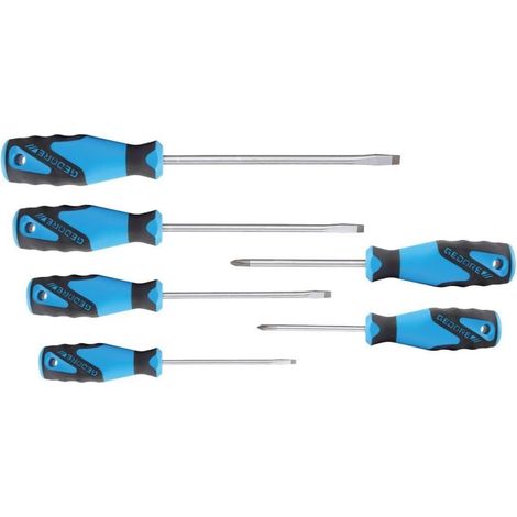 Gedore Werkstatt Set 6 destornilladores plateados ergonómicos (1/4)
