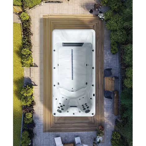Platinum Spas Eros Pro Swim Spa 450x225x150cm Turbine inkl. Thermoabdeckung