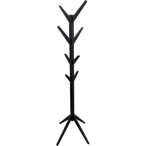 Porte-manteau 8 patères en bambou ABBY (1/4)