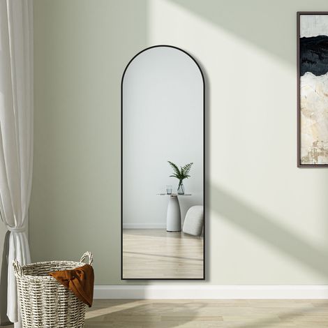 Biubiubath 1500x500mm Full Length Mirror Free Standing/Wall Mounted Bedroom Dressing Door Mirrors (1/5)