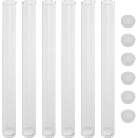 Lot de 6, Tube à Parfum en Acrylique Transparent, Rangement Portable (1/5)