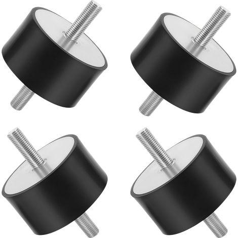 Silent Block M8.4pcs Rubber Shock Absorber Supports, M8 x 23.30 x 30 Silenbloc Anti Vibration Plot,Silenbloc Rubber Anti-Vibration Plot,Double Ends Screw Absorber Anti Vibration (1/5)