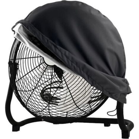 Cubierta de ventilador industrial de tela Oxford, cubiertas de ventilador de piso a prueba de polvo, cubierta de protección de ventilador de velocidad impermeable (1/5)
