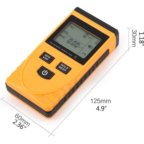 Détecteur de rayonnement électromagnétique haute sensibilité à usage domestique (1 pièce) - Testeur de rayonnement (1/5)