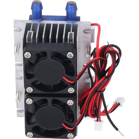 Climatiseur portable à refroidissement semi-conducteur, système de refroidissement thermoélectrique pour ventilateur, équipement de refroidissement compact, kit de refroidisseur à air pour petit clima (1/5)
