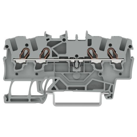 Conector de barra colectora de 4 hilos 1,5 mm² gris 2001-1401 topjobs
