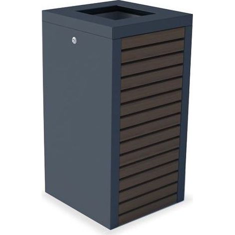 Poubelle extérieur AMANT II 80l - Fixation: à visser
