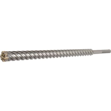 Foret burin SDS-Plus 32x500mm 6 cannelures carbure pour béton, brique et pierre, perforateur puissant (1/5)