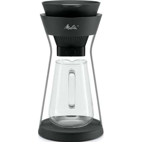 Melitta AMANO cafetera de filtro negra diseño refinado (1/3)