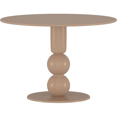 Boule table de salle à manger Ø110 cm beige. (1/2)