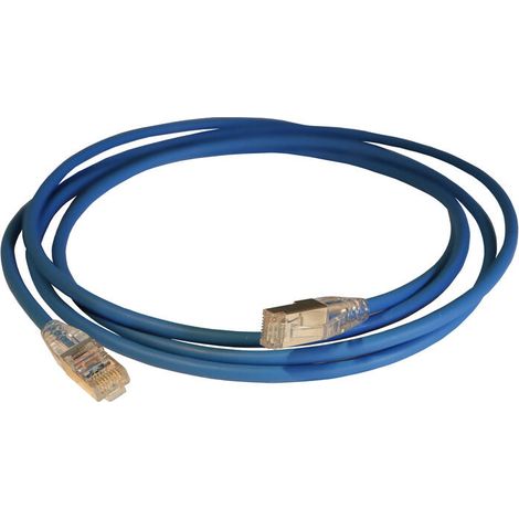 Cordon de brassage et utilisateurs RJ45 LCS³ catégorie 6 2m Bleu LEGRAND 051542