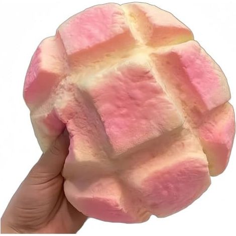 Gros pain rose à presser, jouet anti-stress en mousse à remontée lente, idéal pour la relaxation au bureau (adultes). (1/5)