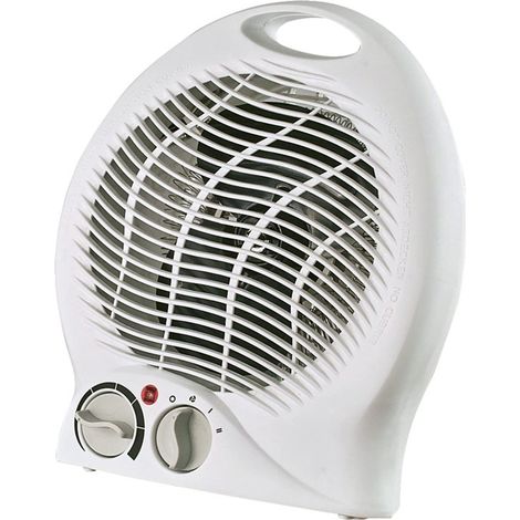Radiateur soufflant électrique – 3 modes – Blanc Chauffage d'appoint silencieux et souffleur d'air chaud