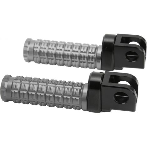 Repose-pieds avant moto CNC en aluminium gris compatibles CFMOTO 650NK 400NK 250NK 150NK 650MT 800MT (1/5)
