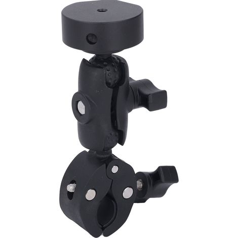 Support de fixation satellite en alliage d'aluminium, pince robuste, angle réglable, adaptateur inclus pour camping-cars, mâts et yachts, noir (1/5)