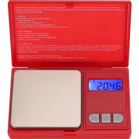 Mini balance électronique portable de haute précision pour la maison, balance de poche pour la cuisine et le pesage de bijoux-AquaForge (1/5)