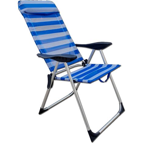 Chaise de plage Alta Pluvia 69x58x109 3 positions aluminium 22 mm XY-C011 PL1060