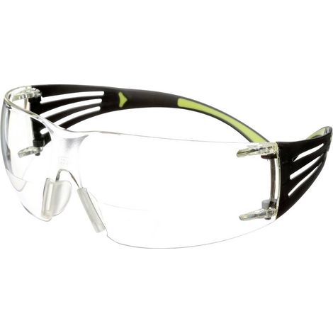 3M SecureFit SF420AF Occhiali di protezione antiappannante, con protezione antigraffio Verde, Nero DIN EN 166 (1/4)